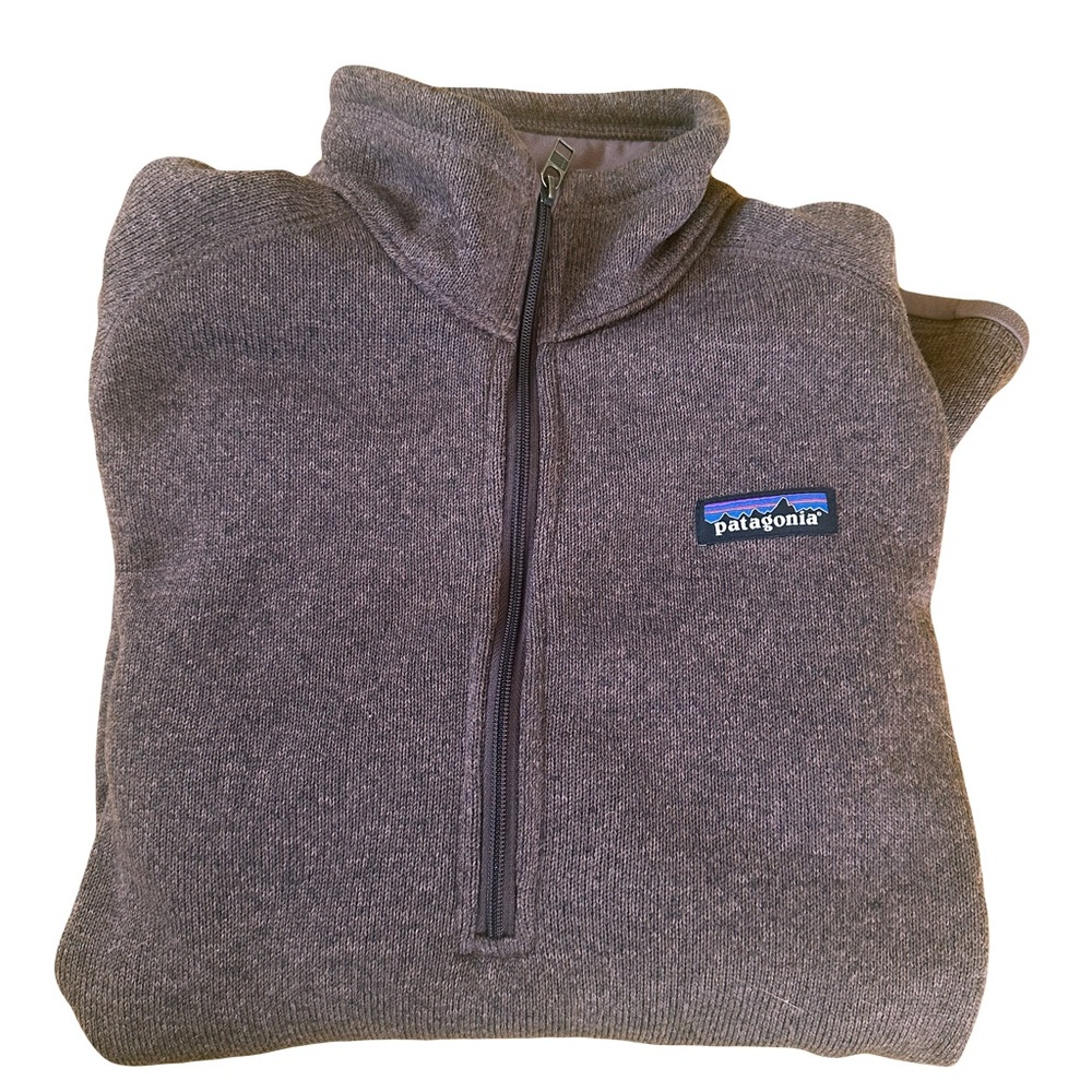 Patagonia Women’s Zip-Up Sweater in purple
